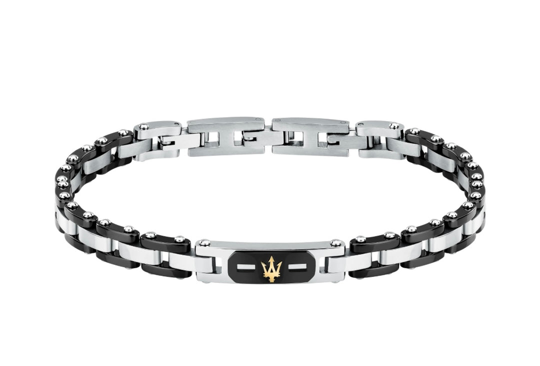 MASERATI 18KT GOLD CERAMIC BRACELET
