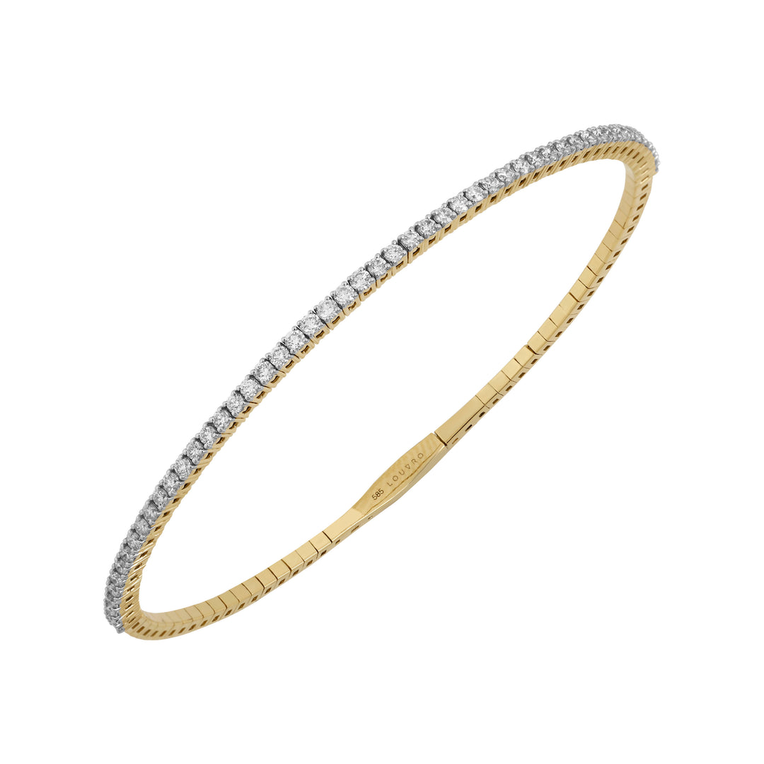 DIAMOND SNAKE TENNIS BRACELET (LOUVRO)