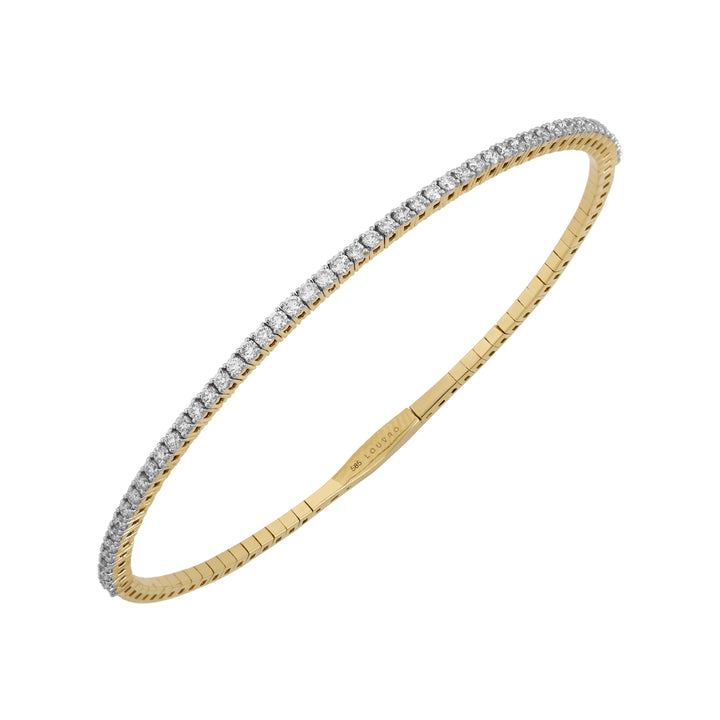 DIAMOND SNAKE TENNIS BRACELET (LOUVRO)