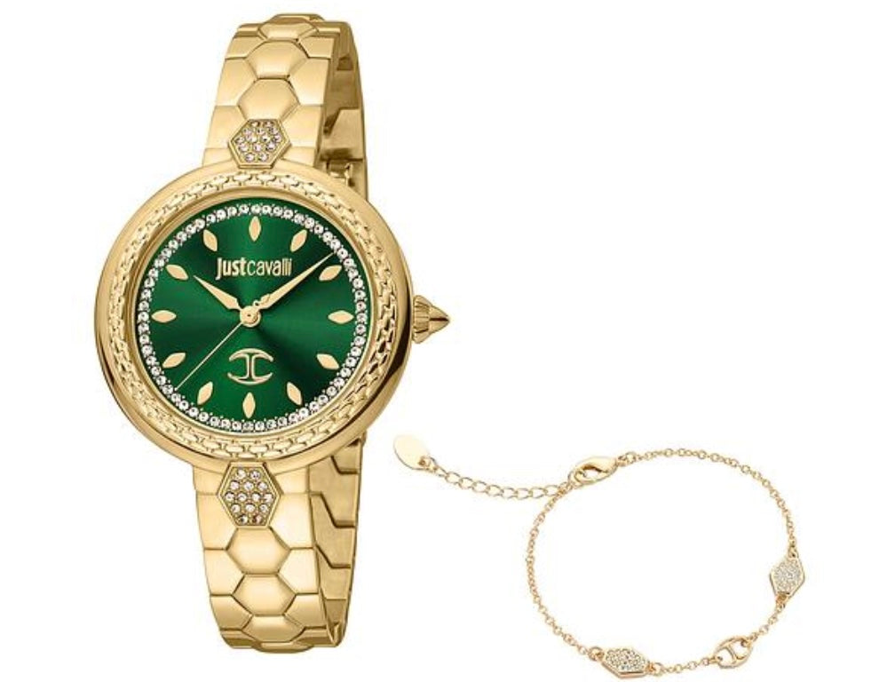JUST CAVALLI WATCH + BRACELET