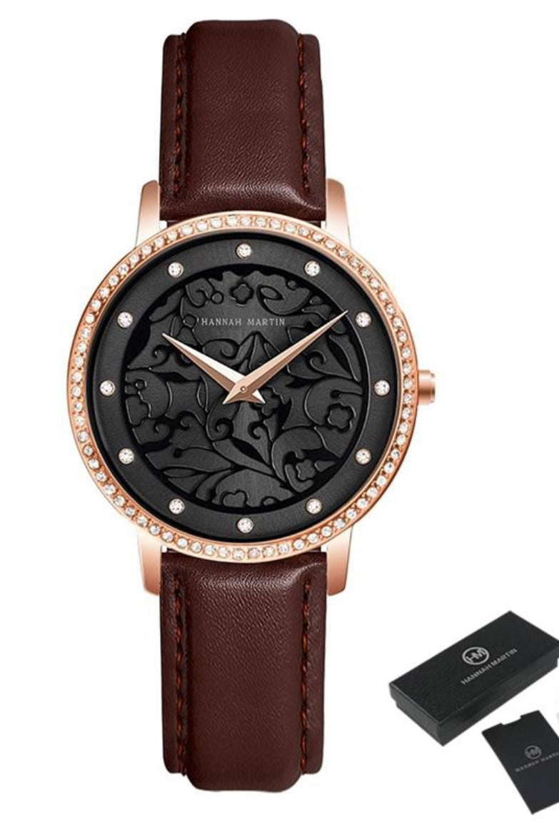 HANNAH MARTIN WATCH-BLACK