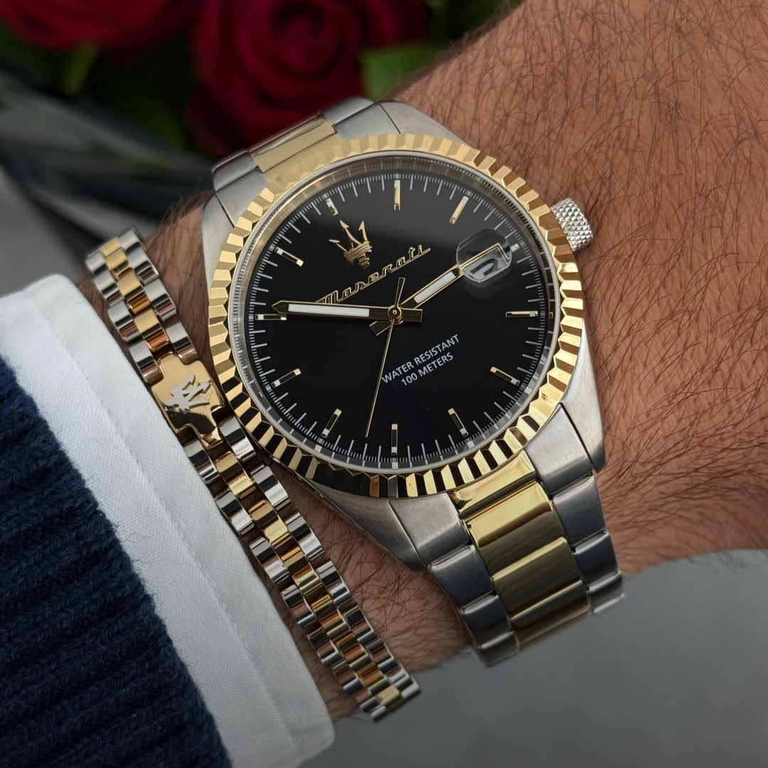 MASERATI SET WATCH+BRACELET