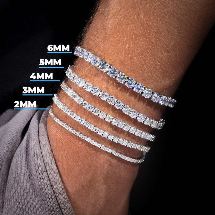 LAB GROWN MOISSANITE TENNIS BRACELET MEN