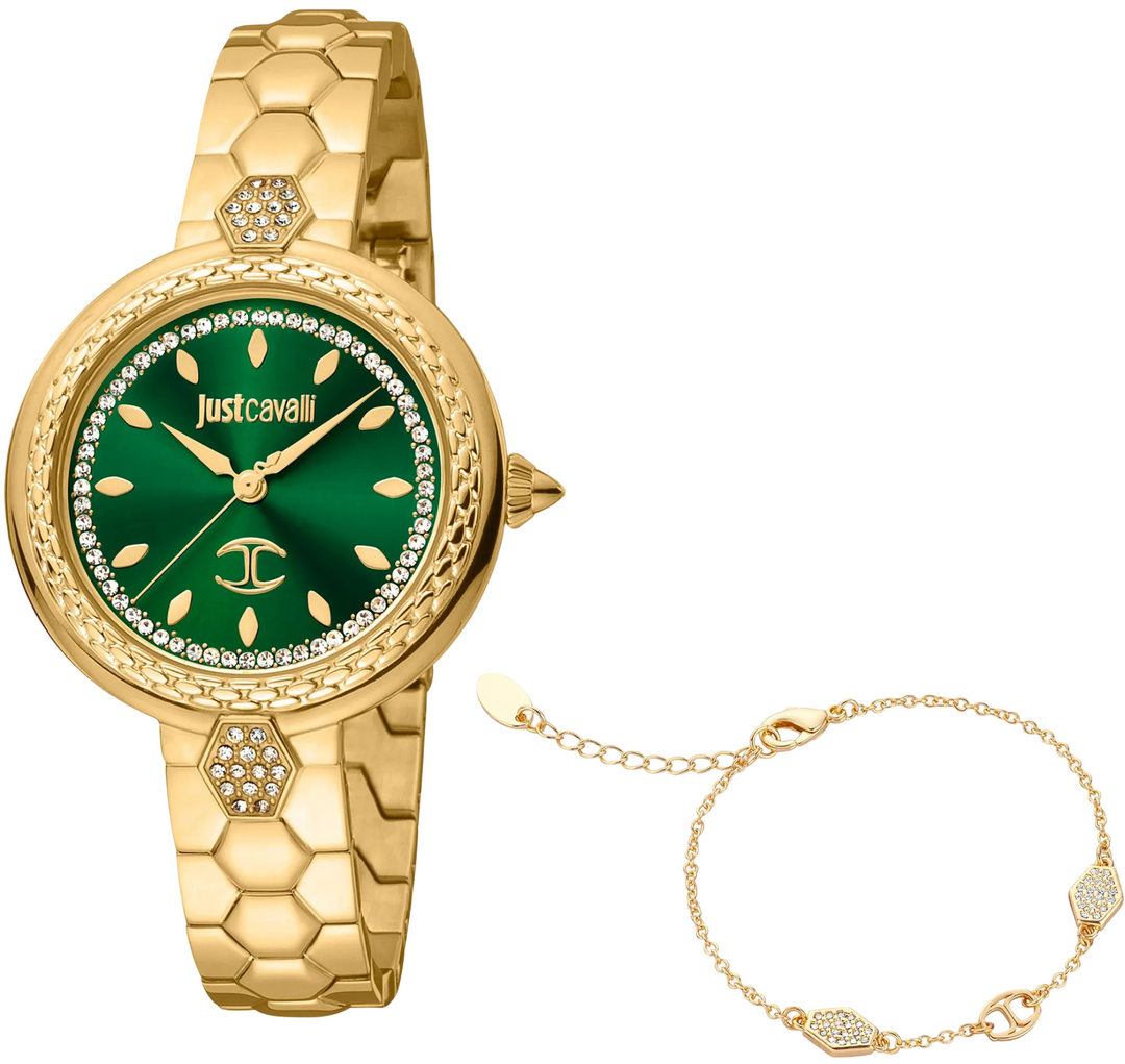 JUST CAVALLI WATCH + BRACELET