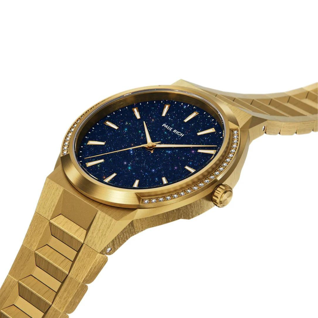 PAUL RICH WATCH COSMIC DUST GOLD -BLACK