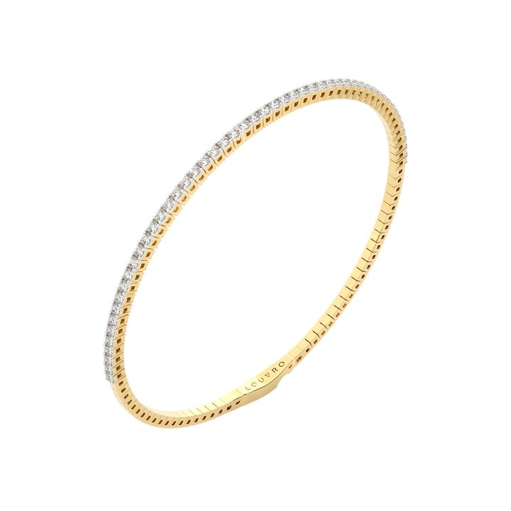 DIAMOND SNAKE TENNIS BRACELET (LOUVRO)