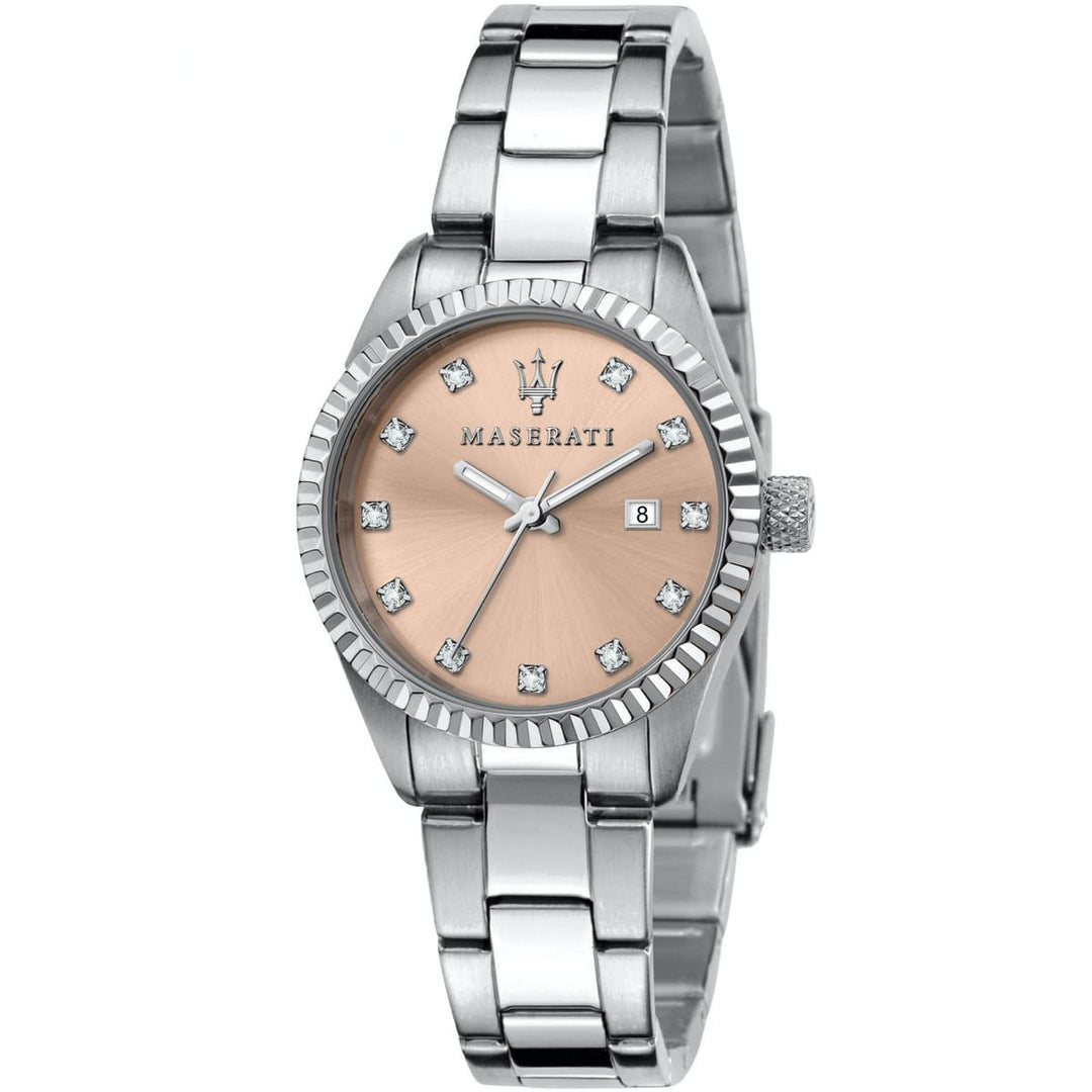 ساعة مزراتي مع احجار الماس