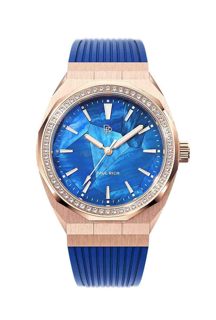 PAUL RICH WATCH HEART OF THE OCEAN - BLUE-BLACK