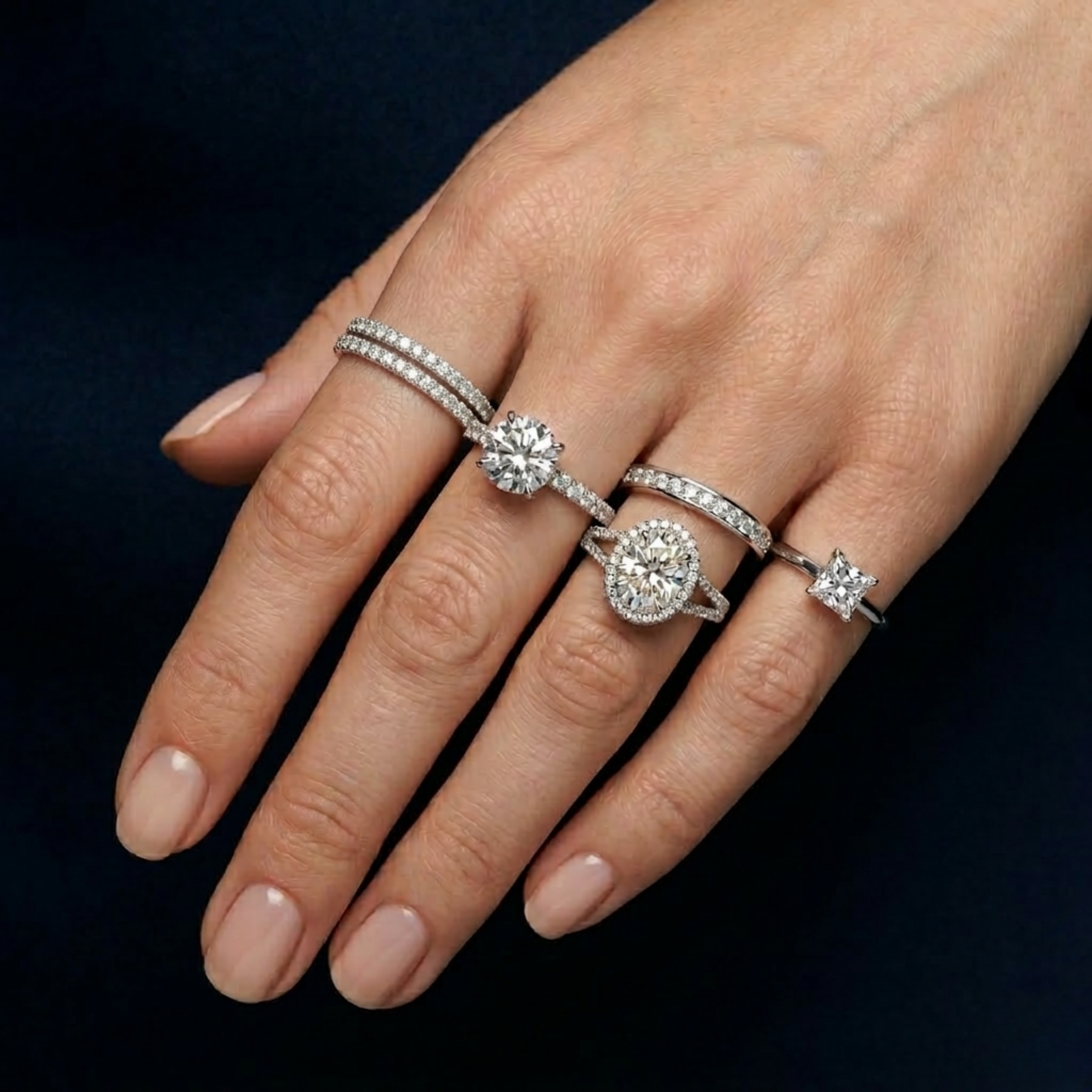 MOISSANITE RINGS