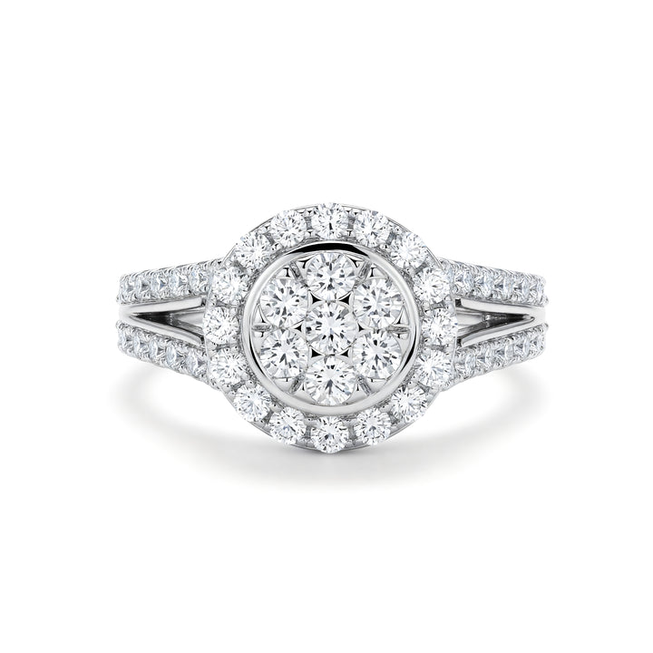 BARIQ AL WARD RING | MOISSANITE DIAMOND