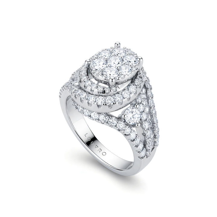 LADY OF THE CROWN RING | MOISSANITE DIAMOND