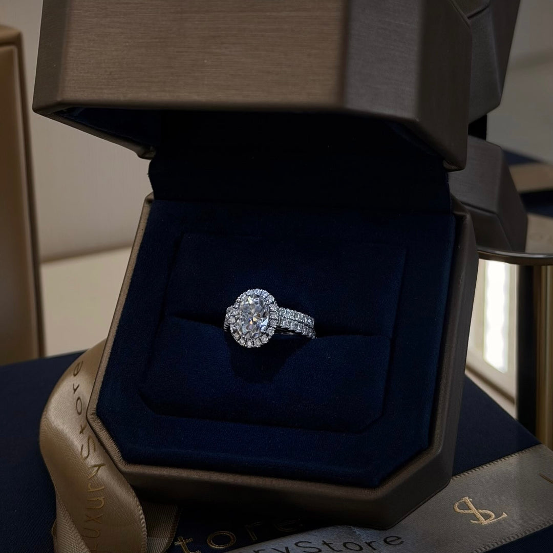 DIAMONDS TWINS RING | MOISSANITE 3.00 Carat