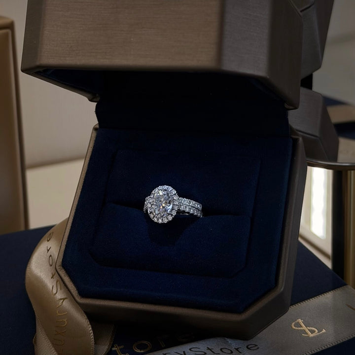 DIAMONDS TWINS RING | MOISSANITE 3.00 Carat