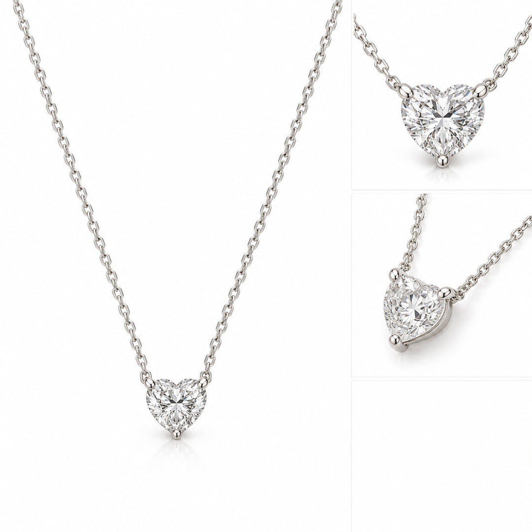 AL-QALB NECKLACE| MOISSANITE 1CT