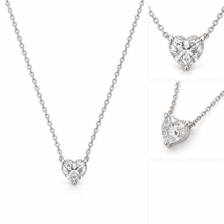 AL-QALB NECKLACE| MOISSANITE 1CT