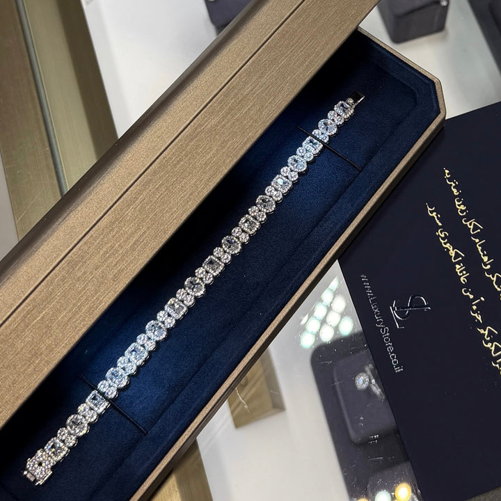 JAWAHER ROYALE BRACELET | 15 CARAT MOISSANITE DIAMOND