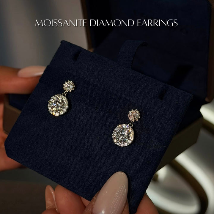 EARRINGS | 2.50 CARAT MOISSANITE DIAMOND