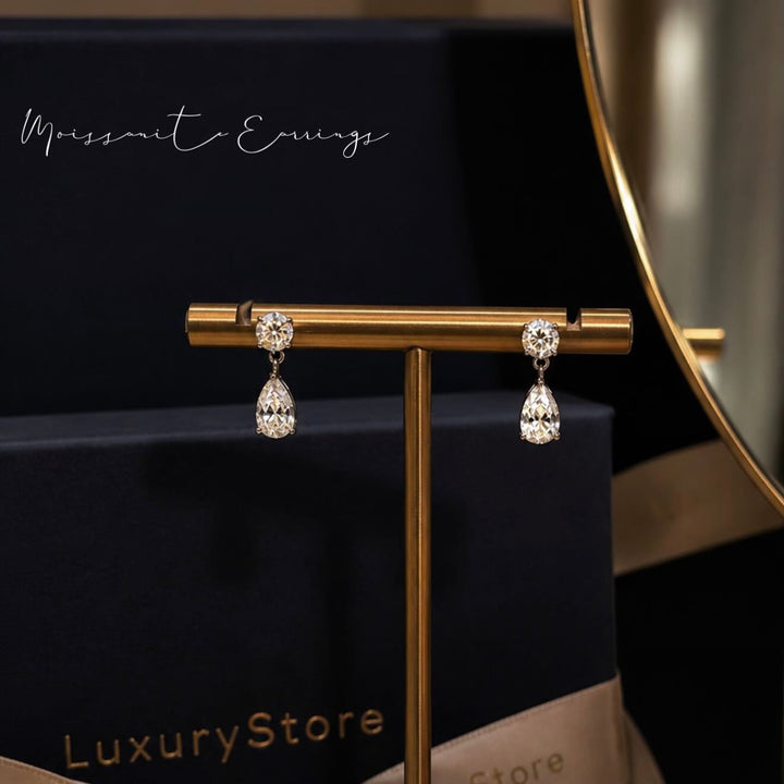 EARRINGS | 5.00 CARAT MOISSANITE DIAMOND