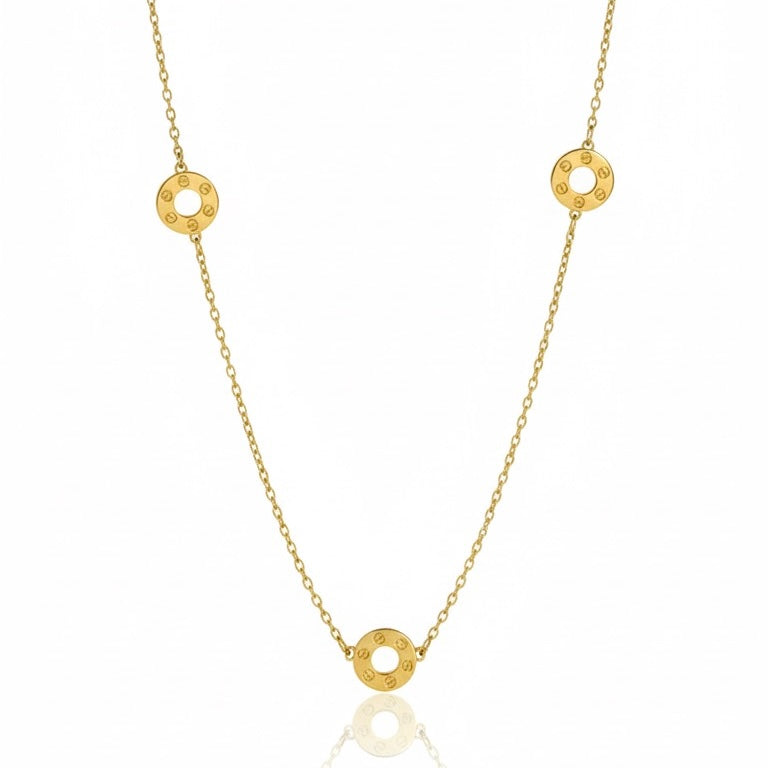 14K WHITE GOLD NECKLACE | 3.4Gr