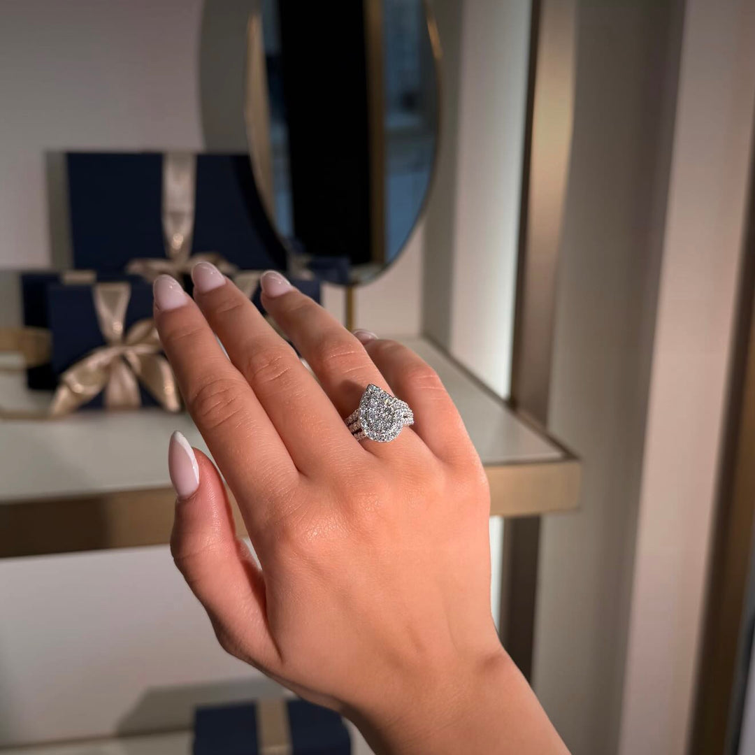 AL-QATRA RING | MOISSANITE DIAMOND 2.60 CARAT
