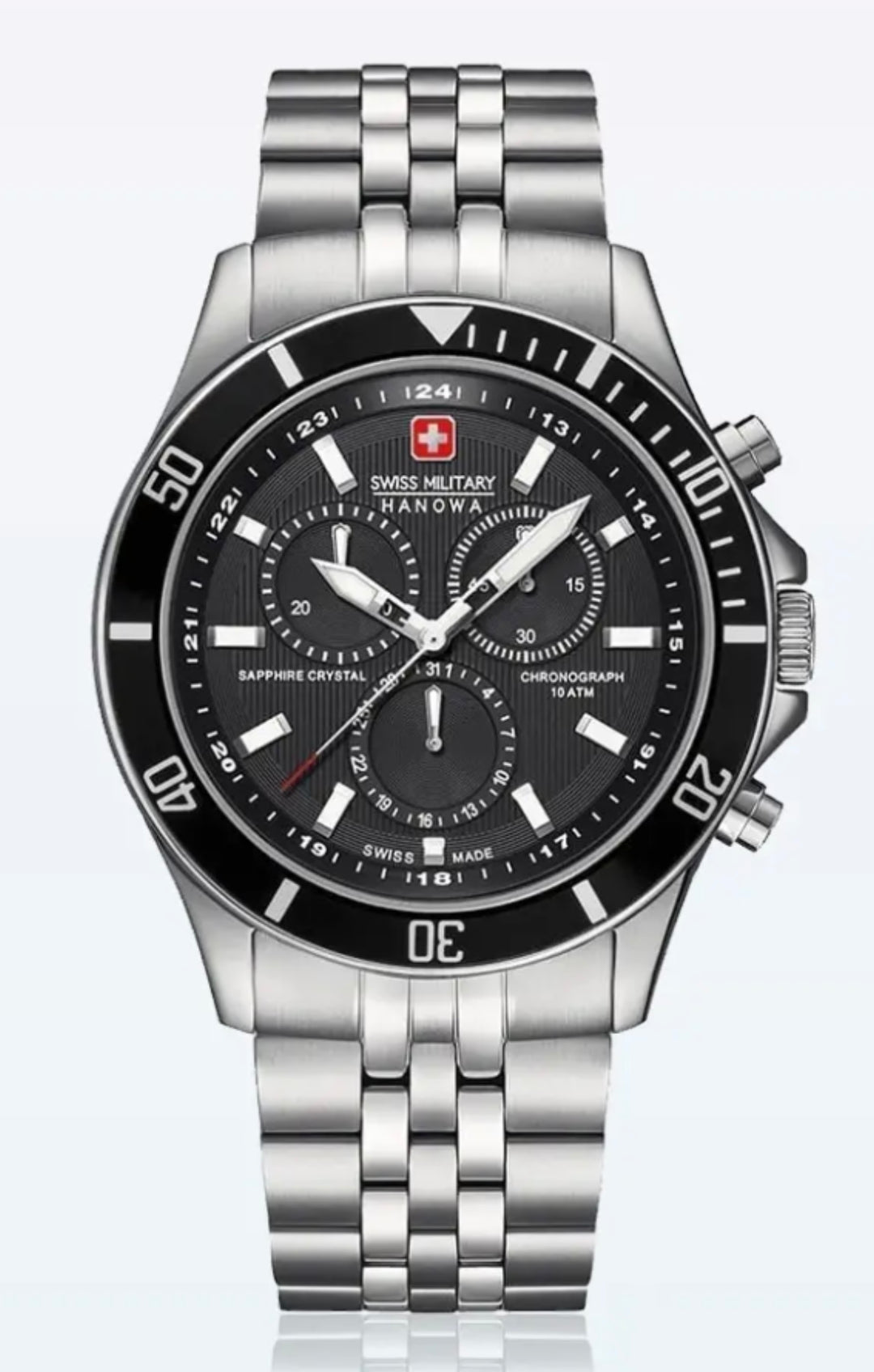 SWISS MILITARY WATCH-BLACK