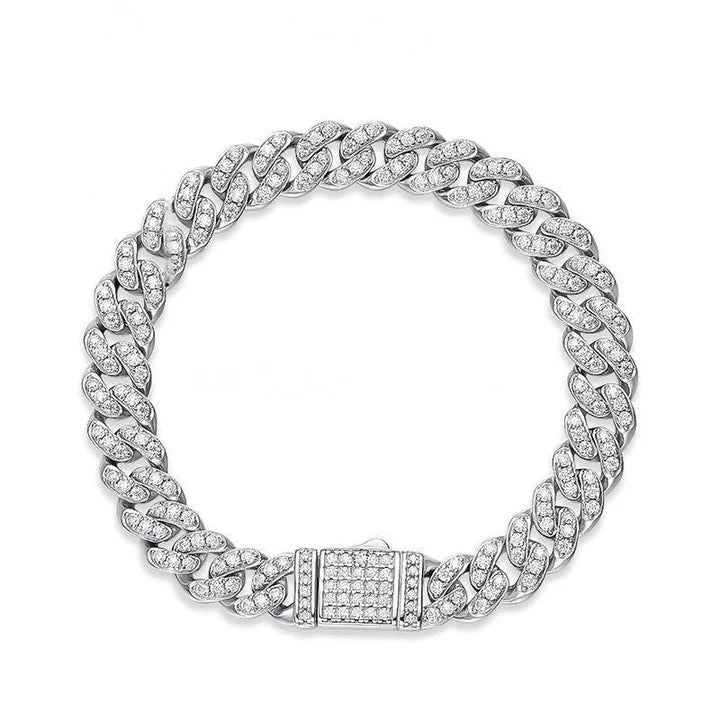 DIAMONDS CUBAN BRACELET | MAN MOISSANITE
