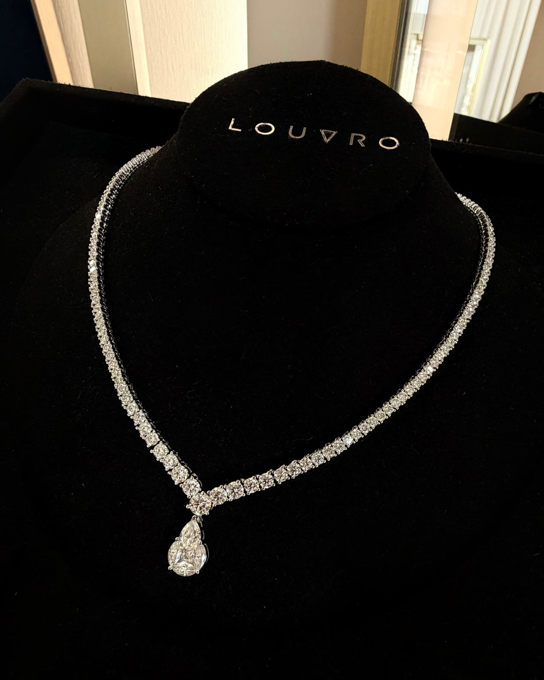 ELARA NECKLACE| MOISSANITE 12.57CT
