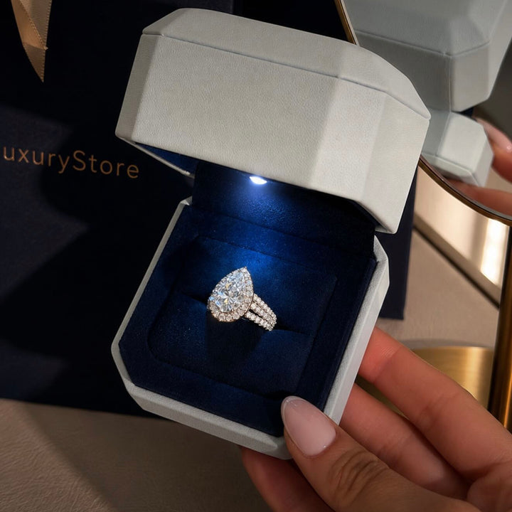 AL-QATRA RING | MOISSANITE DIAMOND 2.60 CARAT