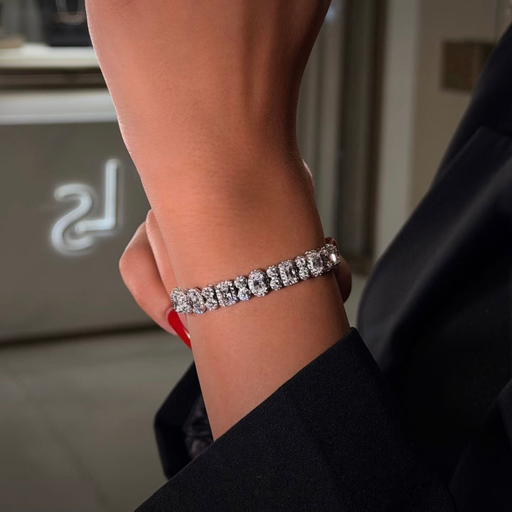 JAWAHER ROYALE BRACELET | 15 CARAT MOISSANITE DIAMOND