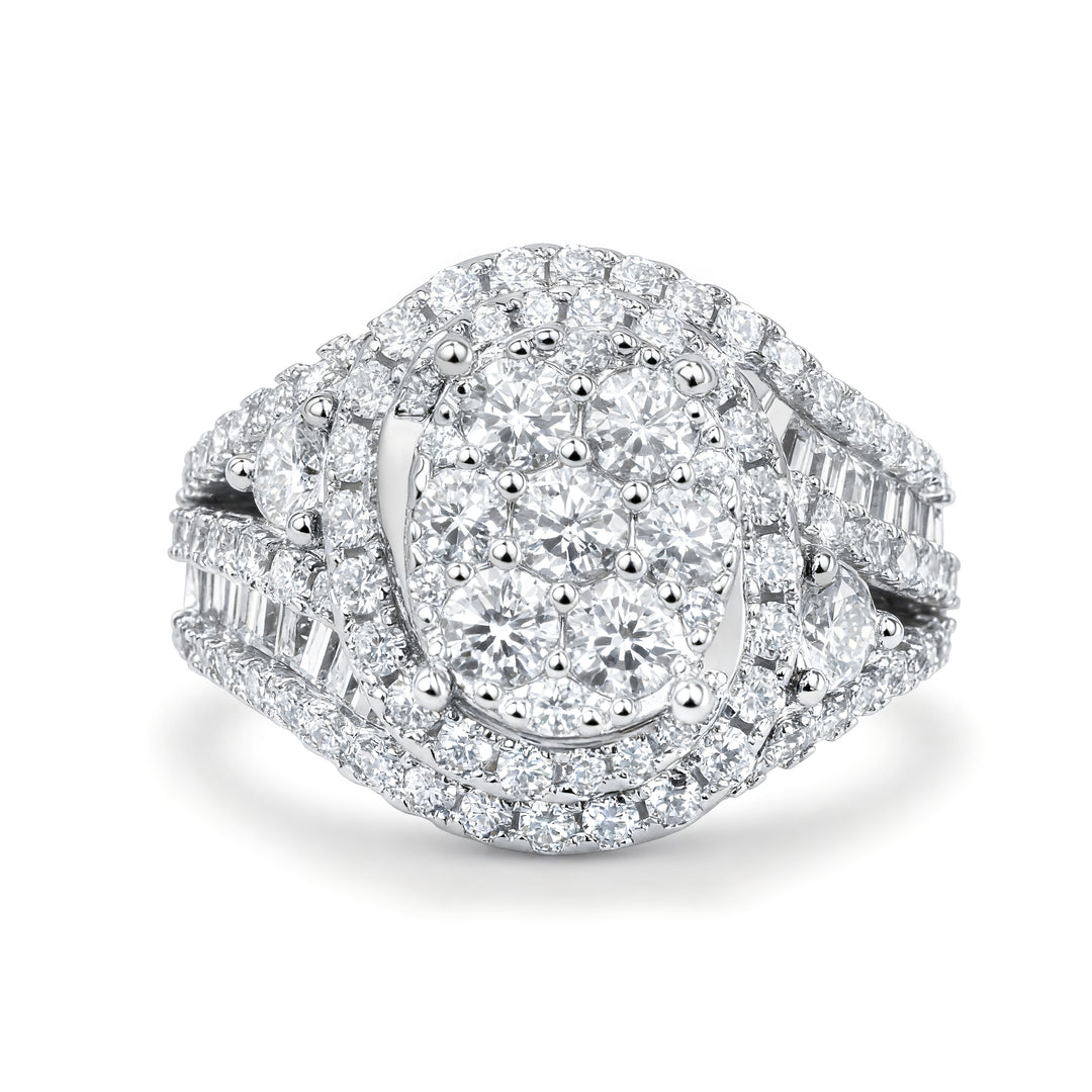 LADY OF THE CROWN RING | MOISSANITE DIAMOND