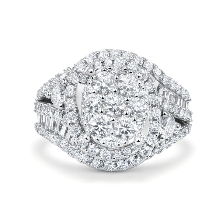 LADY OF THE CROWN RING | MOISSANITE DIAMOND