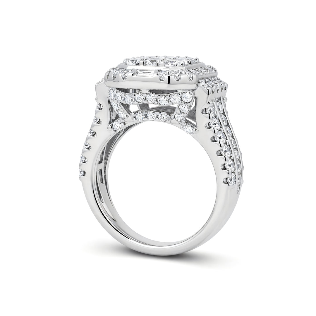 TAJ AL-MULOOK RING | MOISSANITE DIAMOND