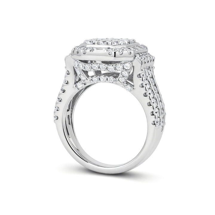 TAJ AL-MULOOK RING | MOISSANITE DIAMOND