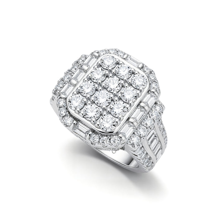 TAJ AL-MULOOK RING | MOISSANITE DIAMOND