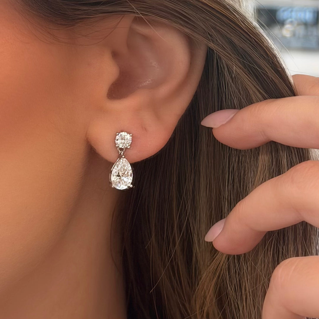 EARRINGS | 5.00 CARAT MOISSANITE DIAMOND