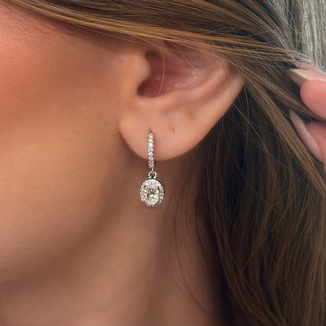 EARRINGS | 4.10 CARAT MOISSANITE DIAMOND