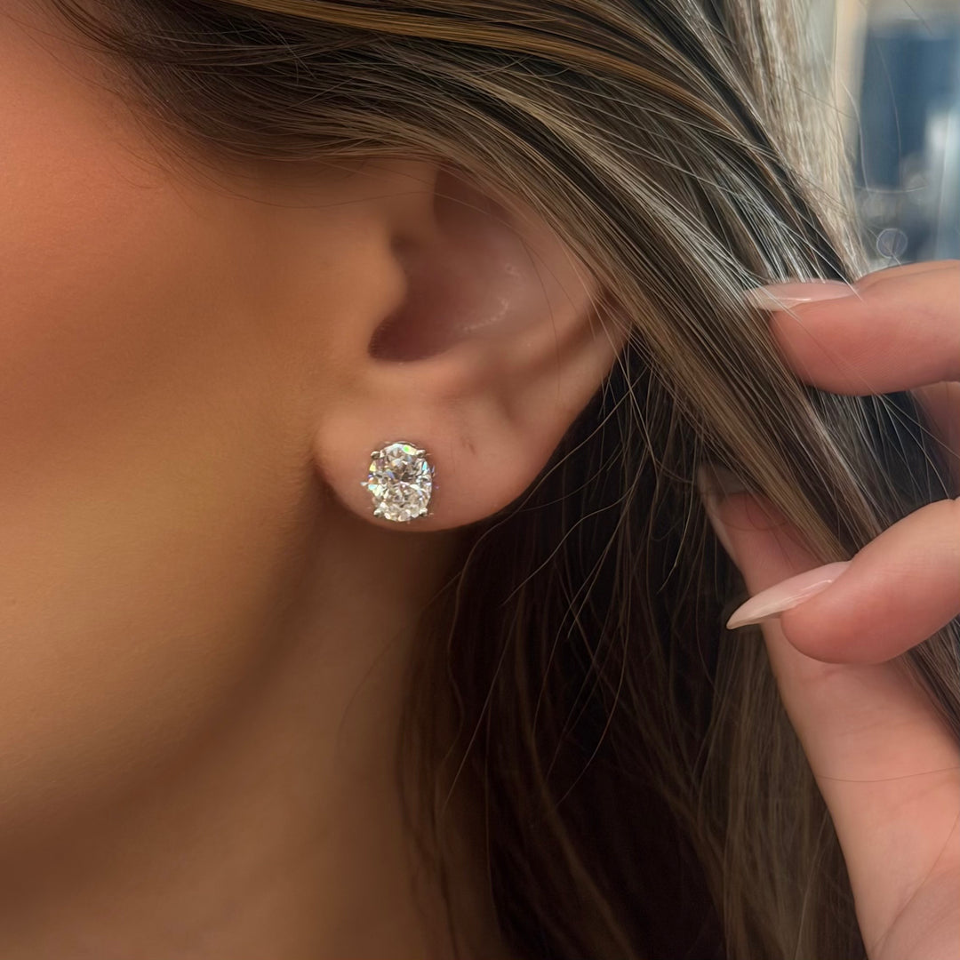 EARRINGS | 4.00 CARAT MOISSANITE DIAMOND