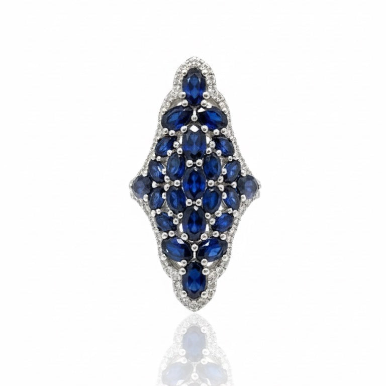 SAPPHIRE RING | LAB GROWN