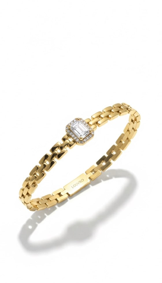 14K GOLD BANGEL | 7.7Gr