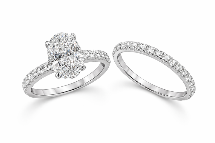 DIAMONDS TWINS RING | MOISSANITE 3.00 Carat