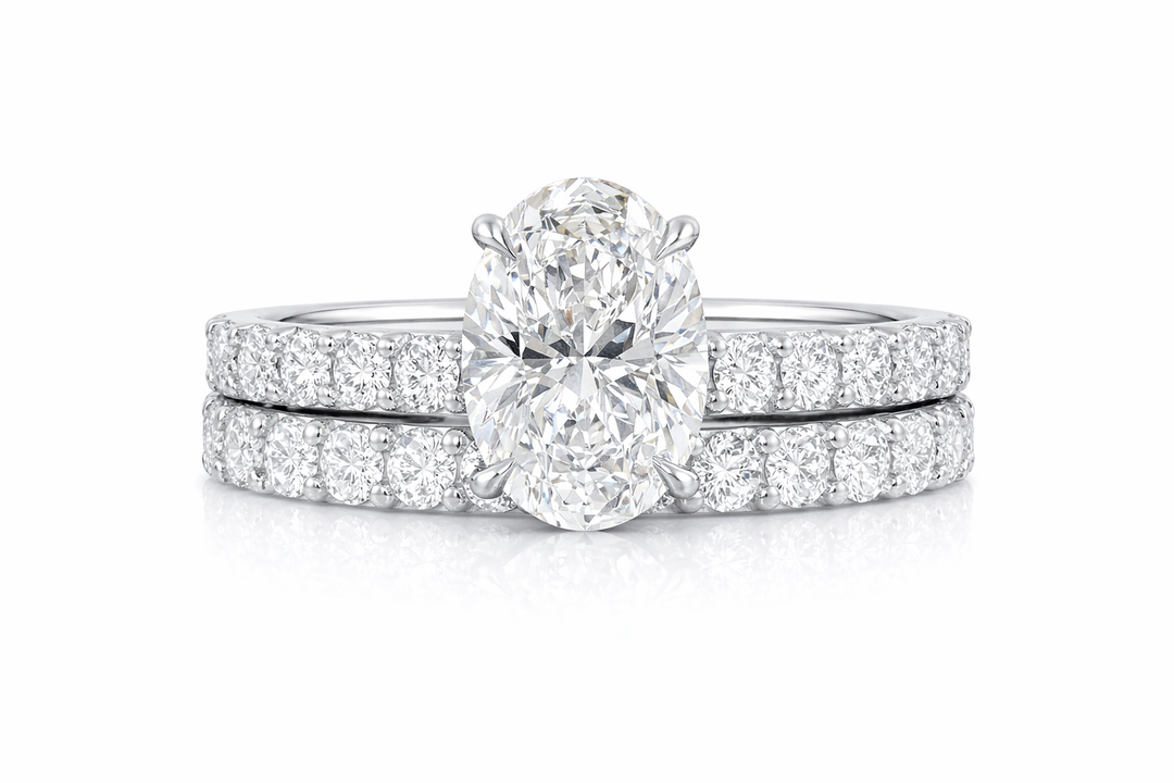 DIAMONDS TWINS RING | MOISSANITE 3.00 Carat
