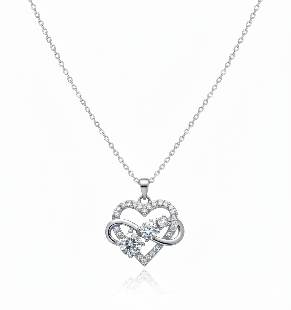 ❤︎∞ DIAMONDS NECKLACE | MOISSANITE