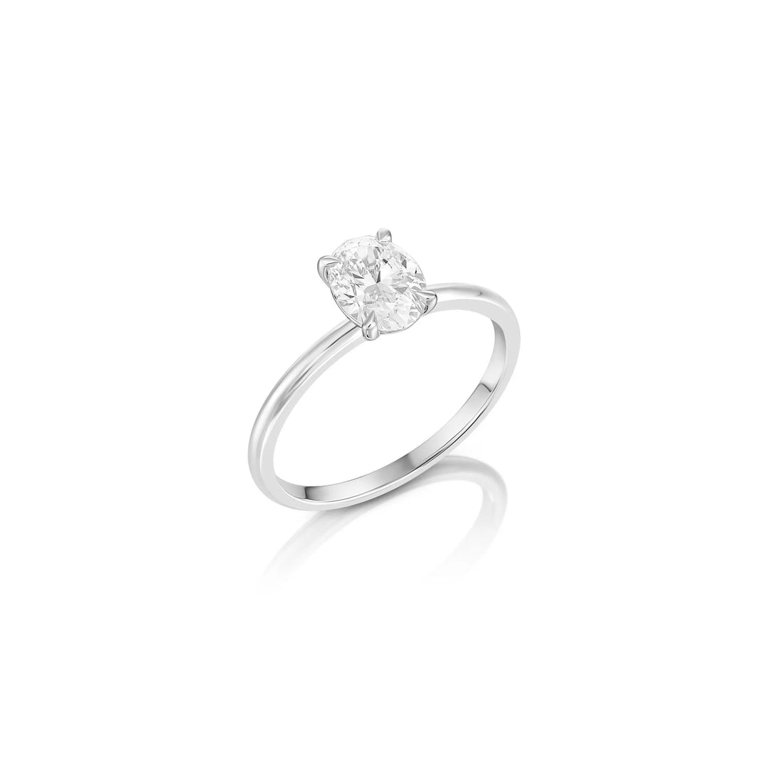 1Ct LAB GROWN DIAMOND RING - IGI CERTIFICATE