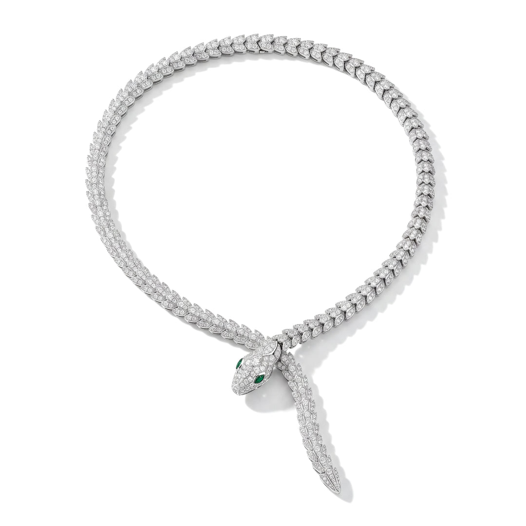 BVLGR NECKLACE| MOISSANITE 25.20 CT