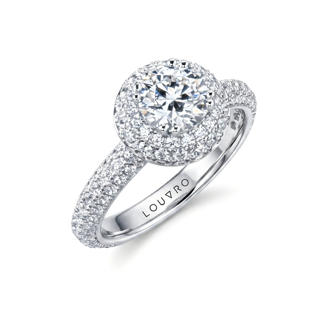 QAMARAYAN RING | MOISSANITE DIAMOND