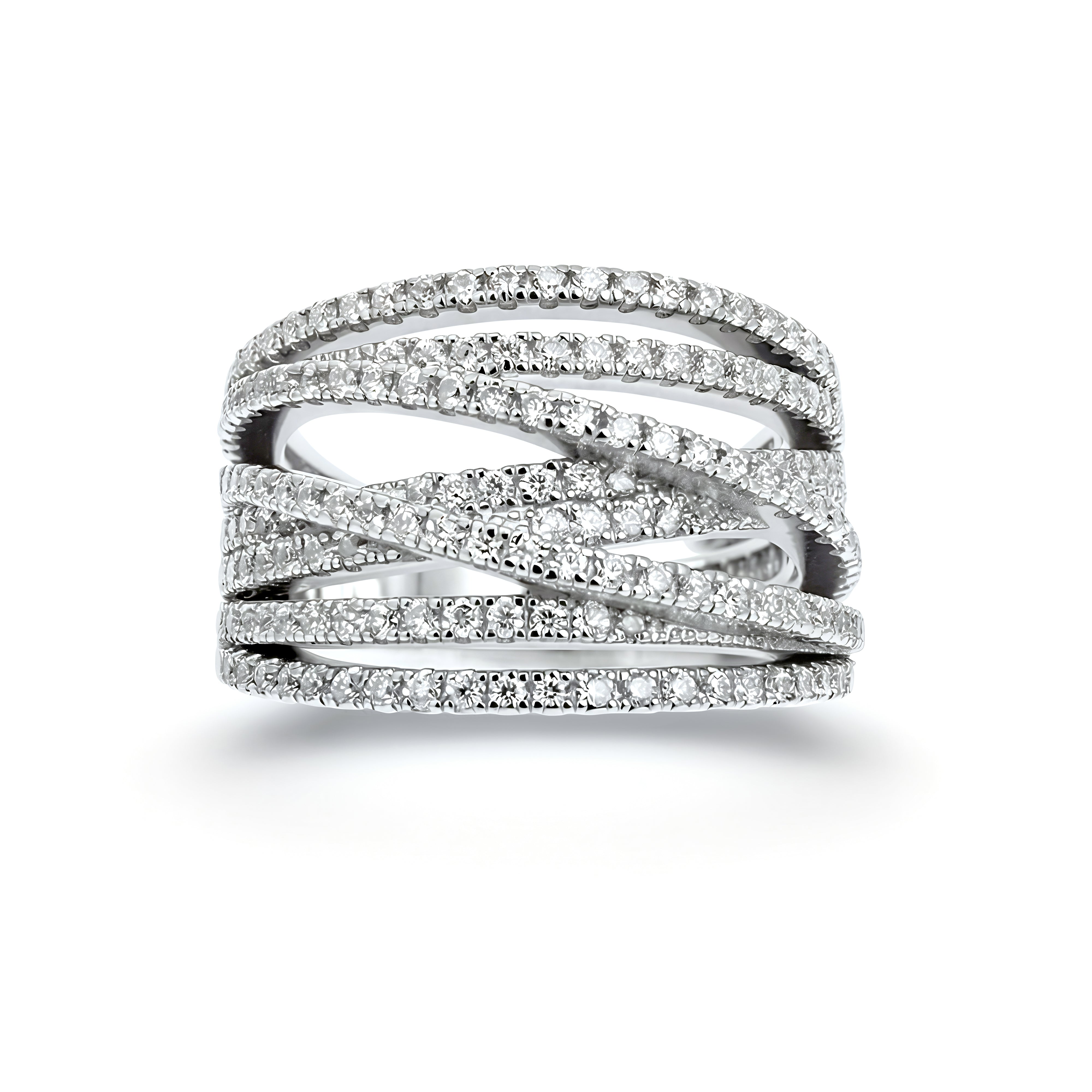 SULTANA WAVES RING | MOISSANITE DIAMOND