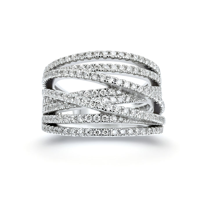 SULTANA WAVES RING | MOISSANITE DIAMOND
