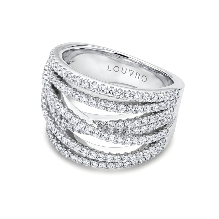 SULTANA WAVES RING | MOISSANITE DIAMOND