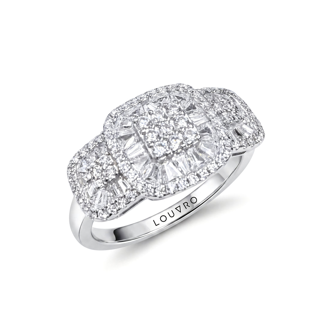 SULTANA TRIO RING | MOISSANITE DIAMOND