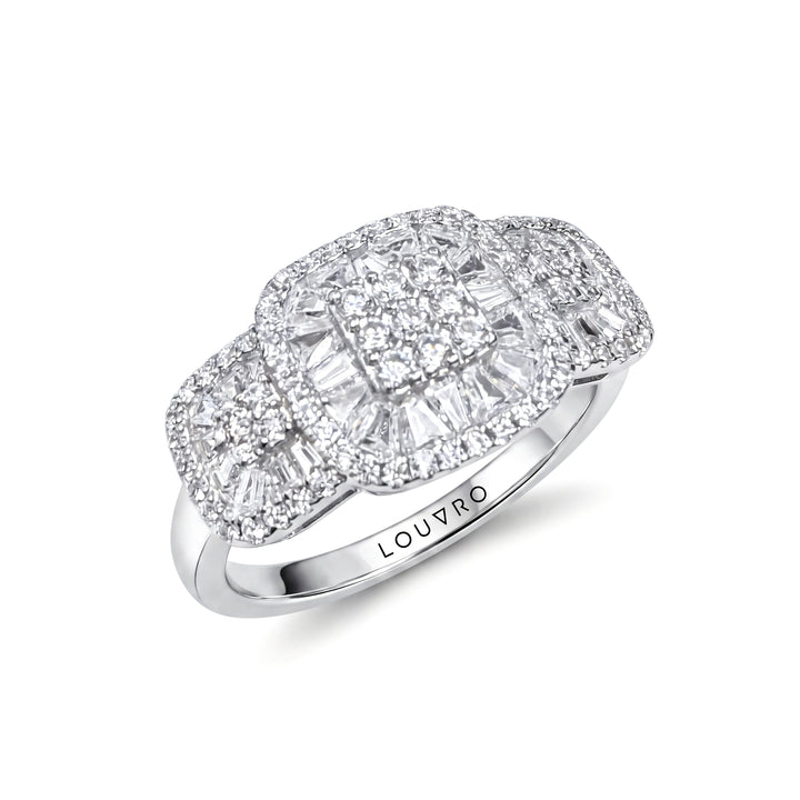 SULTANA TRIO RING | MOISSANITE DIAMOND